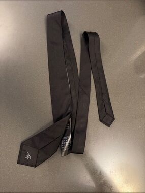 Prada Classic Black Silk Necktie